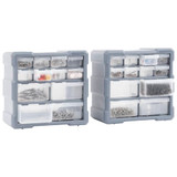 Organizatori s 12 ladica 2 kom 26,5 x 16 x 26 cm 147582