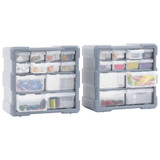 Organizatori s 12 ladica 2 kom 26,5 x 16 x 26 cm 147582