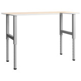 Okviri za radni stol 2 kom metalni 55 x (69 - 95,5) cm sivi 147932