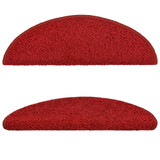 Otirači za stepenice 10 kom 56 x 17 x 3 cm crveni 149797