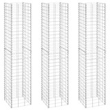 Gabionske povišene gredice 3 kom 30 x 30 x 150 cm željezne 151250