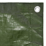 Cerada 180 g/m² 4x6 m zelena HDPE 151536
