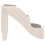 Sklopive ljestve za pse s 3 stepenice krem 50x38x38 cm plastika 152233