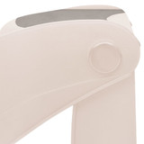 Sklopive ljestve za pse s 3 stepenice krem 50x38x38 cm plastika 152233