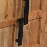 Komoda od masivnog bagremovog drva 60 x 35 x 76 cm smeđa 246135