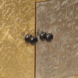 Komoda od masivnog bagremovog drva 80 x 30 x 75 cm 247683