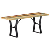 Klupa od masivnog obnovljenog drva 110 cm 247952 Klupa od masivnog obnovljenog drva 110 cm 247952
