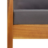 Vrtne stolice s jastucima 2 kom od masivnog bagremovog drva 310268