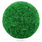 Kugle od umjetnog šimšira 2 kom 52 cm 315482 Kugle od umjetnog šimšira 2 kom 52 cm 315482