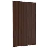 Krovni paneli 36 kom od pocinčanog čelika smeđi 80 x 45 cm 317206 Krovni paneli 36 kom od pocinčanog čelika smeđi 80 x 45 cm 317206