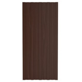 Krovni paneli 12 kom od pocinčanog čelika smeđi 100 x 45 cm 317217 Krovni paneli 12 kom od pocinčanog čelika smeđi 100 x 45 cm 317217