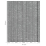 Krovni paneli 36 kom od pocinčanog čelika srebrni 60 x 45 cm 317198 Krovni paneli 36 kom od pocinčanog čelika srebrni 60 x 45 cm 317198