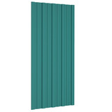 Krovni paneli 12 kom od pocinčanog čelika zeleni 100 x 45 cm 317211 Krovni paneli 12 kom od pocinčanog čelika zeleni 100 x 45 cm 317211