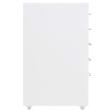 Mobilni ormarić za spise bijeli 28 x 41 x 69 cm metalni 335913