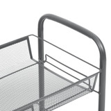 Kuhinjska kolica s 4 razine siva 46 x 26 x 85 cm željezna 336327