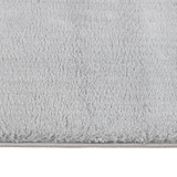 Perivi mekani pahuljasti tepih 160 x 230 cm protuklizni sivi 342194