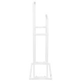 Samostojeći stalak za ručnike bijeli 48 x 24 x 78,5 cm željezni 343088