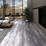 Samoljepljive podne obloge PVC 2,51 m² 2 mm mat siva boja drva 342891