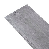 Samoljepljive podne obloge PVC 2,51 m² 2 mm mat siva boja drva 342891