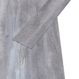 Samoljepljive podne obloge PVC 2,51 m² 2 mm mat siva boja drva 342891