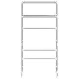 Stalak za pohranu na 2 razine sivi 69 x 28 x 143 cm željezni 343132 Stalak za pohranu na 2 razine sivi 69 x 28 x 143 cm željezni 343132