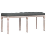 Klupa tamnosiva 110x40x49 cm od tkanine 344451 Klupa tamnosiva 110x40x49 cm od tkanine 344451