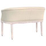 Klupa bež 98 x 56 x 69 cm od tkanine 344508 Klupa bež 98 x 56 x 69 cm od tkanine 344508