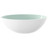 Umivaonik stakleni 50 x 37 x 14 cm bijeli 345255