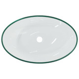 Umivaonik od kaljenog stakla 54,5 x 35 x 15,5 cm prozirni 345238