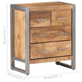 Komoda od grubog drva manga 60 x 35 x 70 cm 323485 Komoda od grubog drva manga 60 x 35 x 70 cm 323485