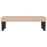 Klupa boja cappuccina 100x30x30 cm od umjetne kože 346665 Klupa boja cappuccina 100x30x30 cm od umjetne kože 346665