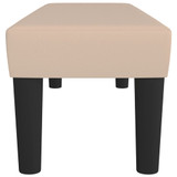 Klupa boja cappuccina 100x30x30 cm od umjetne kože 346665 Klupa boja cappuccina 100x30x30 cm od umjetne kože 346665