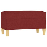 Klupa Crvena boja vina 70 x 35 x 41 cm od tkanine 349373 Klupa Crvena boja vina 70 x 35 x 41 cm od tkanine 349373