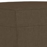 Klupa smeđa 70 x 35 x 41 cm od tkanine 349370 Klupa smeđa 70 x 35 x 41 cm od tkanine 349370