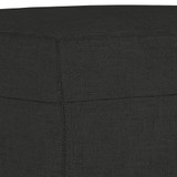 Klupa crna 100x35x41 cm od tkanine 349379