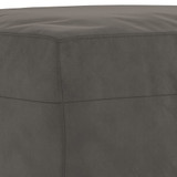 Klupa tamnosiva 70 x 35 x 41 cm baršunasta 349398 Klupa tamnosiva 70 x 35 x 41 cm baršunasta 349398