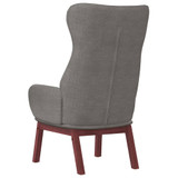 Stolica za opuštanje od tkanine svjetlosiva 341268