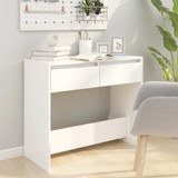 Konzolni stol bijeli 89 x 41 x 76,5 cm čelični 809566 Konzolni stol bijeli 89 x 41 x 76,5 cm čelični 809566