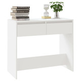Konzolni stol bijeli 89 x 41 x 76,5 cm čelični 809566 Konzolni stol bijeli 89 x 41 x 76,5 cm čelični 809566