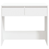 Konzolni stol bijeli 89 x 41 x 76,5 cm čelični 809566 Konzolni stol bijeli 89 x 41 x 76,5 cm čelični 809566