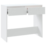 Konzolni stol bijeli 89 x 41 x 76,5 cm čelični 809566 Konzolni stol bijeli 89 x 41 x 76,5 cm čelični 809566