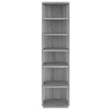 Stalak za cipele siva boja hrasta sonome 27,5x27x102 cm drveni 815974