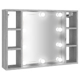 Ormarić s ogledalom LED boja hrasta sonome 76x15x55 cm 820446 Ormarić s ogledalom LED boja hrasta sonome 76x15x55 cm 820446