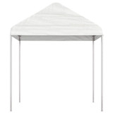 Sjenica s krovom bijela 20,07 x 2,28 x 2,69 m polietilen 3155509