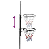 Košarkaški stalak prozirni 280 - 350 cm polikarbonantni 3107833