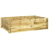 Posuda za sadnju 150 x 100 x 40 cm od impregniranog drva 41915