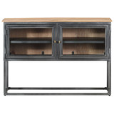 Komoda siva 100 x 30 x 70 cm od masivnog bagremovog drva 323502 Komoda siva 100 x 30 x 70 cm od masivnog bagremovog drva 323502
