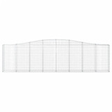 Lučne gabionske košare 25kom 400x30x100/120cm pocinčano željezo 3145837 Lučne gabionske košare 25kom 400x30x100/120cm pocinčano željezo 3145837