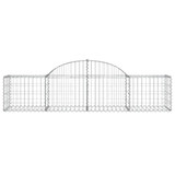 Lučne gabionske košare 5 kom 200x50x40/60 cm pocinčano željezo 3146260 Lučne gabionske košare 5 kom 200x50x40/60 cm pocinčano željezo 3146260