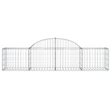 Lučne gabionske košare 9 kom 200x50x40/60 cm pocinčano željezo 3146264 Lučne gabionske košare 9 kom 200x50x40/60 cm pocinčano željezo 3146264